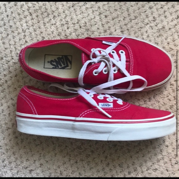 Red Vans - Picture 3 of 3